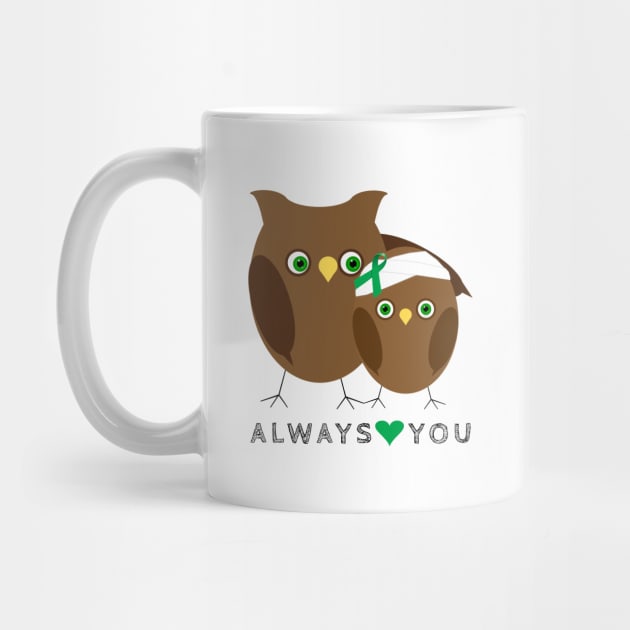 Owls always Love You TBI Shirt by survivorsister